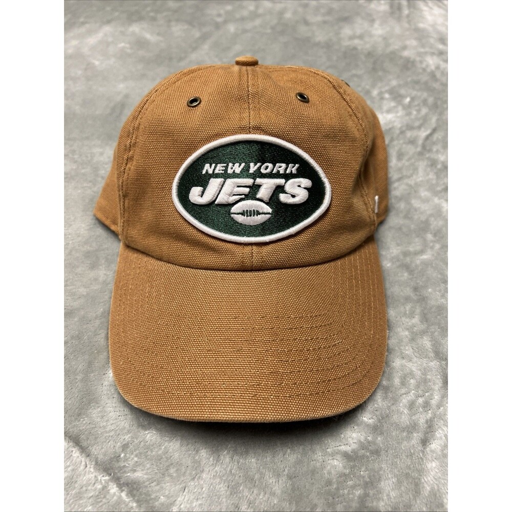 New York Jets Carhartt x '47 MVP Hat Duck Cloth Brown